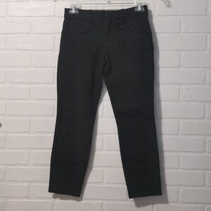 Gap Black and White Polka Dot Pants Size 0 R  #094
